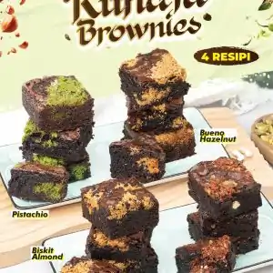 PJJ Kunafa Brownies (4 Resepi)