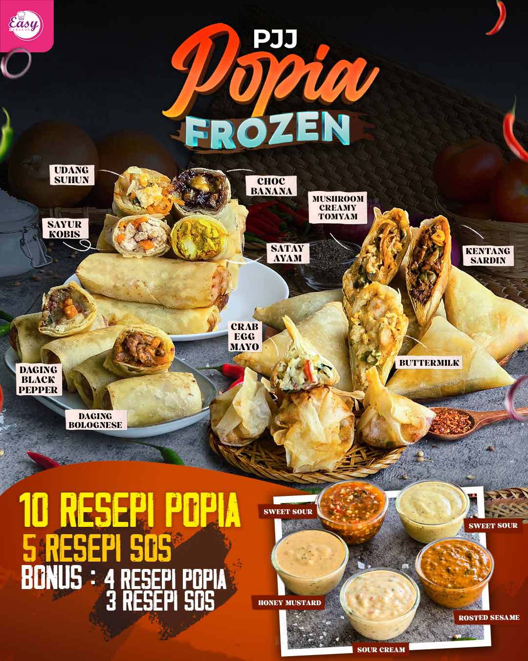 PJJ Popia Frozen (10 Resepi)