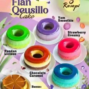 PJJ Flan Quesilo Cake (5 Resepi)