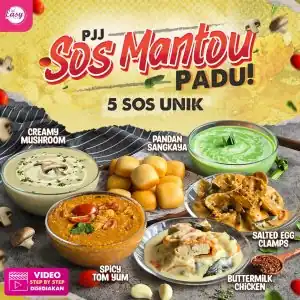 PJJ Kuah Mantou Padu (5 Resepi)